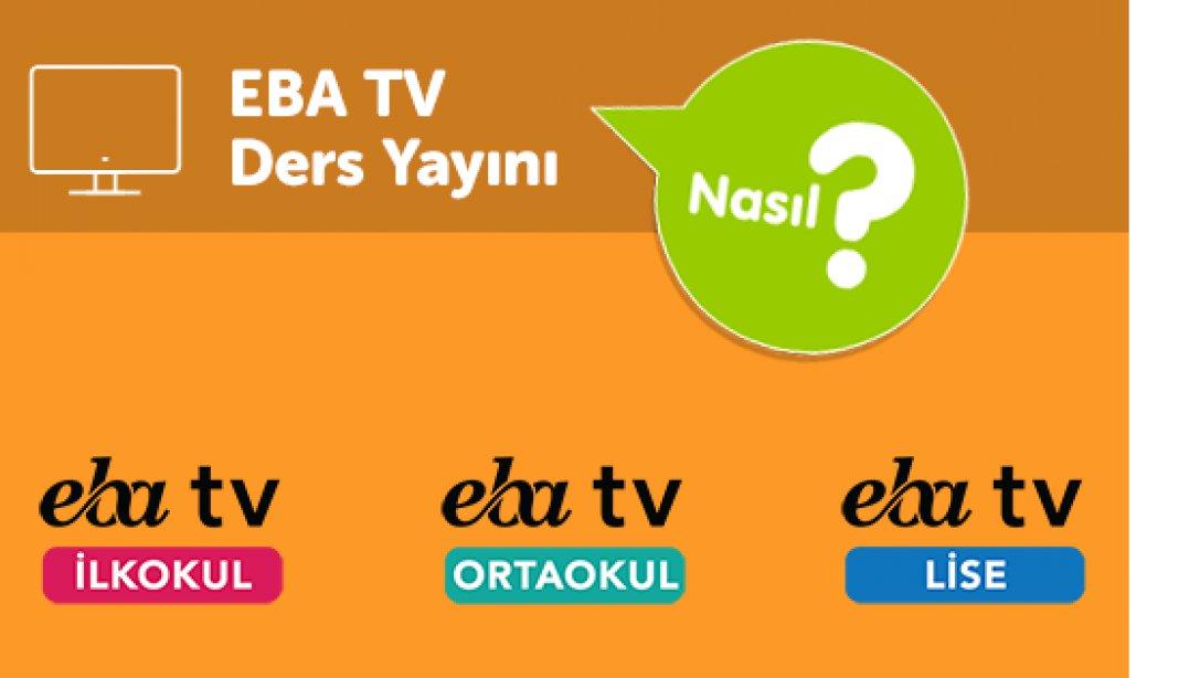 TRT EBA TV 11 - 15  MAYIS 2020 DERS YAYINI AKIŞI