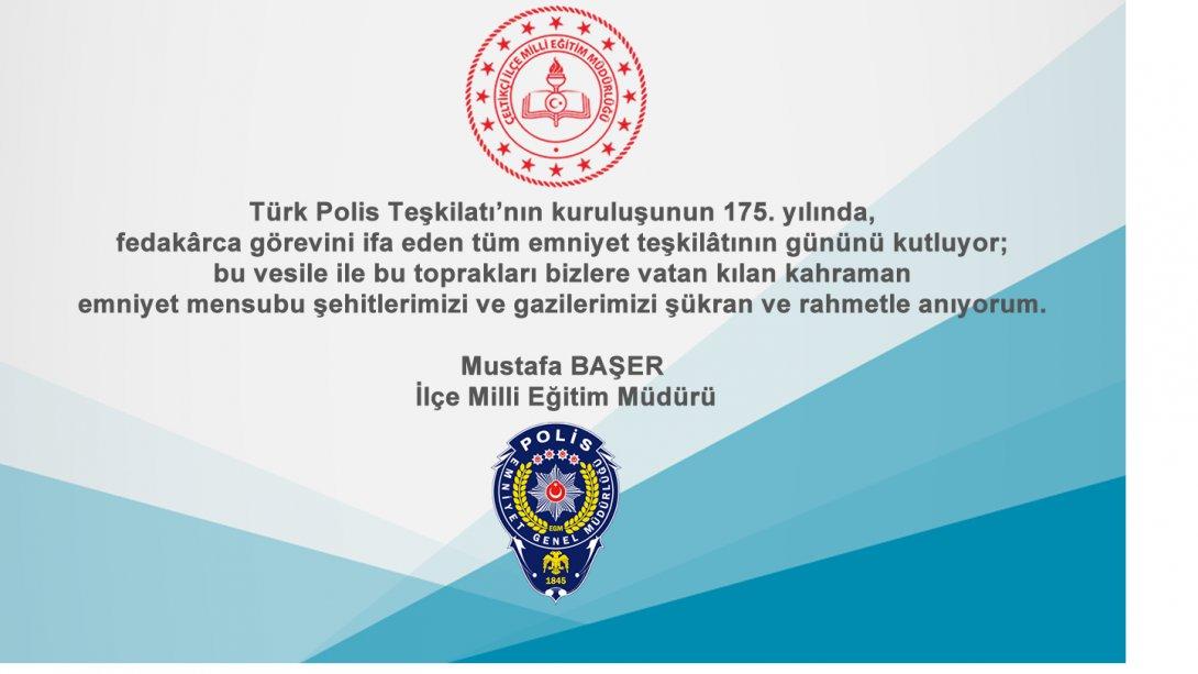 Türk Polis Teşkilatı'nın 175. Kuruluş Yıl Dönümü